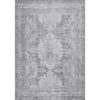 Bloom Rugs Alfombra lavable de 3 x 5 pies color marfil y