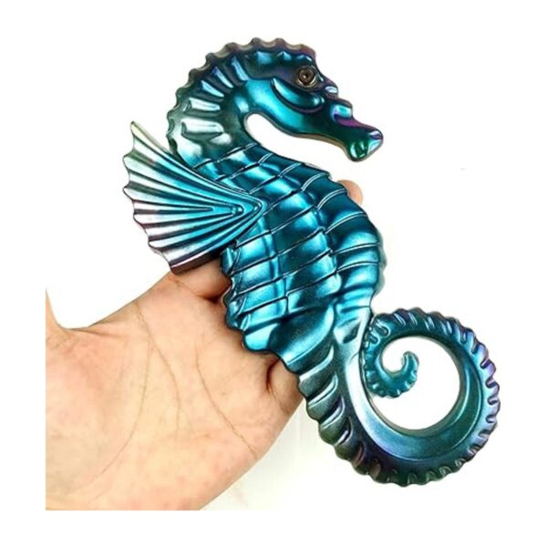 Hippocampus Molde de resina de silicona para colgar en la_3