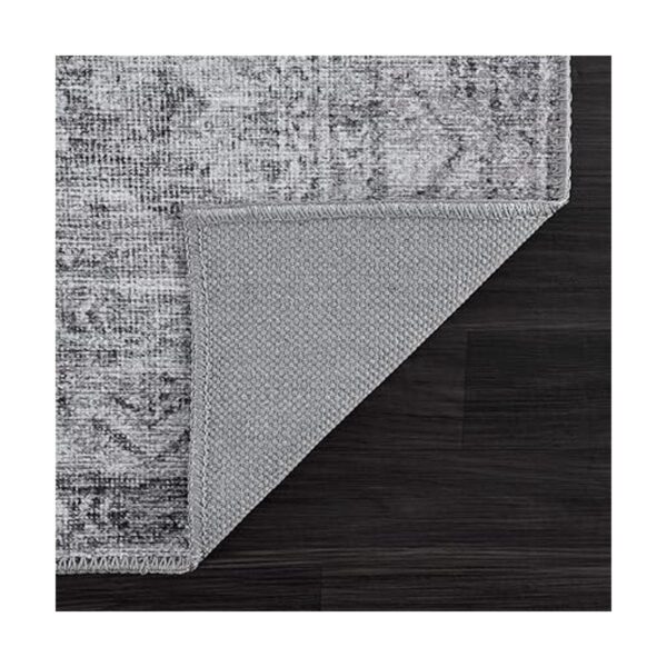 Bloom Rugs Alfombra lavable de 3 x 5 pies color marfil y