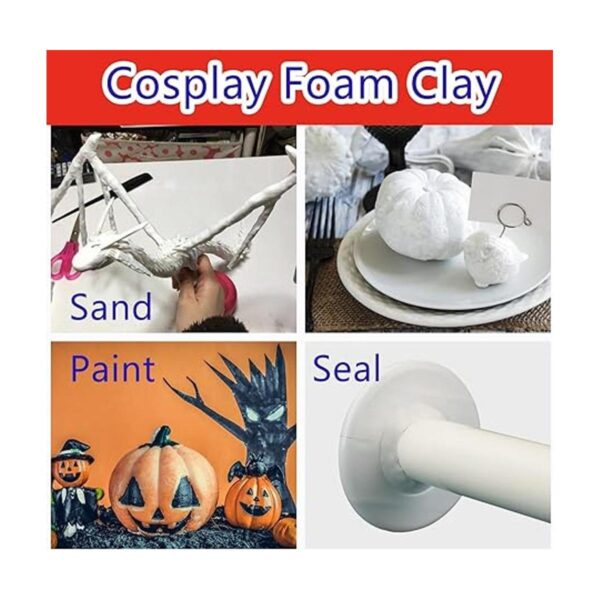 500g Cosplay Foam Clay Lightweight Sculpting Foam Air