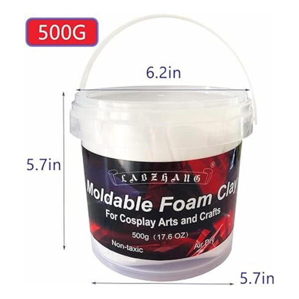 500g Cosplay Foam Clay Lightweight Sculpting Foam Air