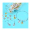 100 dijes de huella vintage de estilo tibetano con forma