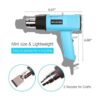 LDK Pistola de calor de 1200 W 140 932 140.0