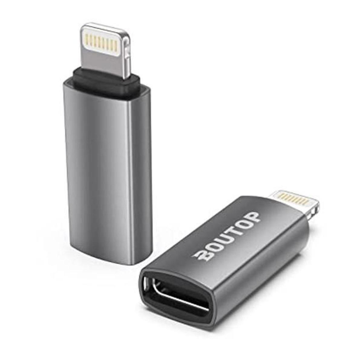 Certificado Apple MFi Adaptador USB C a Lightning