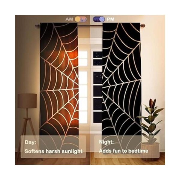 Allenjoy Cortinas de tela de araña de superhéroe para_3