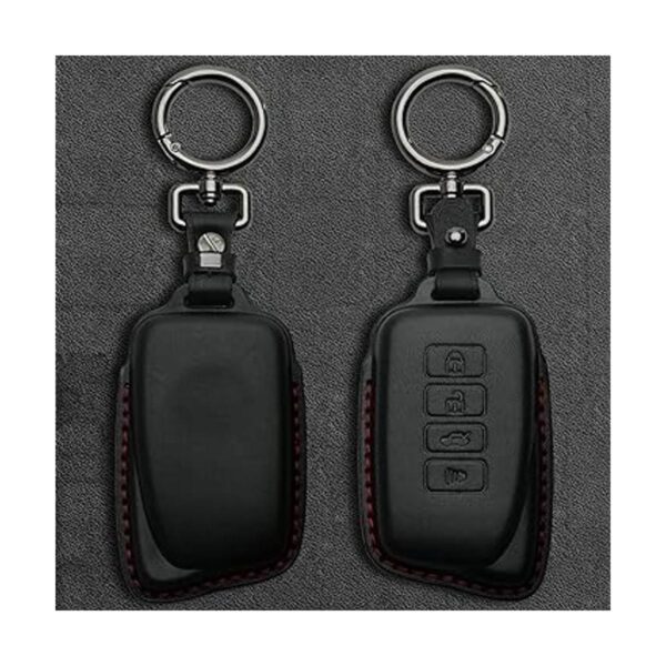 Tukellen Funda para llavero de cuero para Lexus con_3