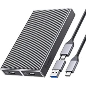 ORICO Carcasa SSD M.2 NVMe dual adaptador USB C a M2 para_1