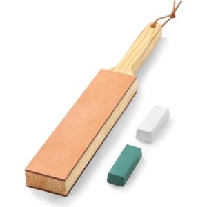 ANGERSTONE Strop de cuero de doble cara para afilar