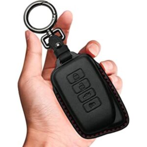 Tukellen Funda para llavero de cuero para Lexus con_1