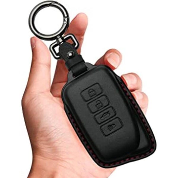 Tukellen Funda para llavero de cuero para Lexus con_1