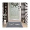 Fireosma Tapete para puerta 30 x 17.5 pulgadas gris_5