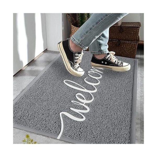 Fireosma Tapete para puerta 30 x 17.5 pulgadas gris_6