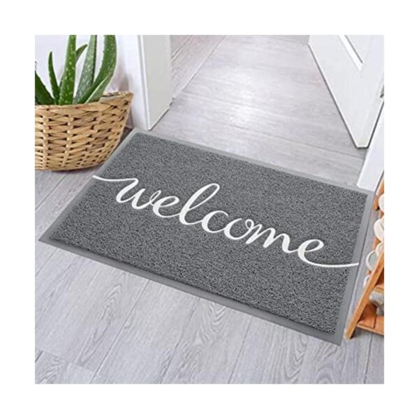 Fireosma Tapete para puerta 30 x 17.5 pulgadas gris_1