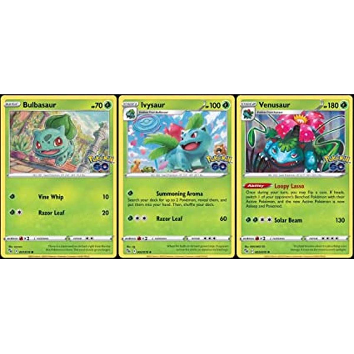 Venusaur 003078 Pokemon Go Foil Lote de cartas