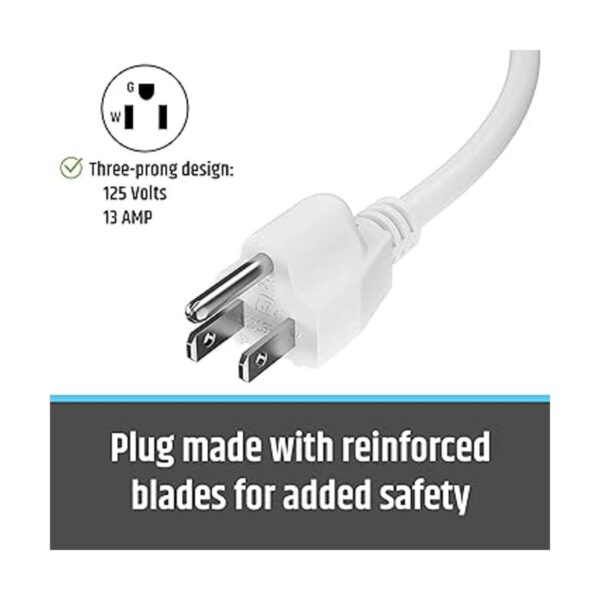 Aurum Cables Cable de extensión de alimentación resistente