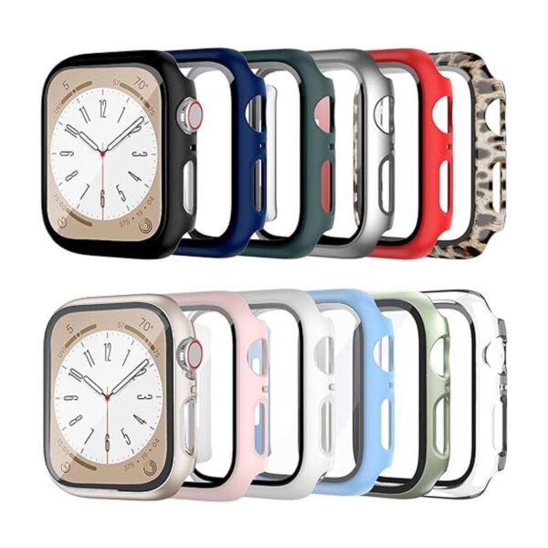 Cuteey Paquete de 12 fundas para Apple Watch Series 8 7_1