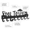 Toallero de piscina con 8 ganchos soporte para toallas_3