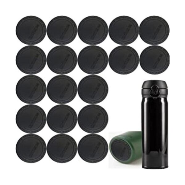 20 piezas de parte inferior de goma para vaso de