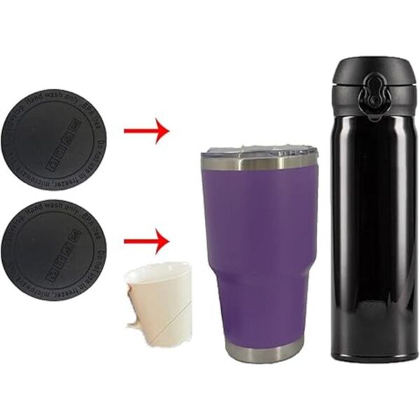 20 piezas de parte inferior de goma para vaso de