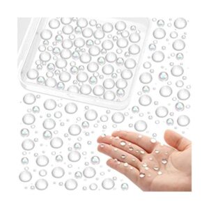 MIKIMIQI 1400 gotas de agua holográficas transparentes de