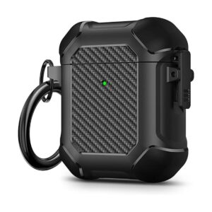 Maxjoy Funda para AirPods clip de bloqueo seguro de fibra