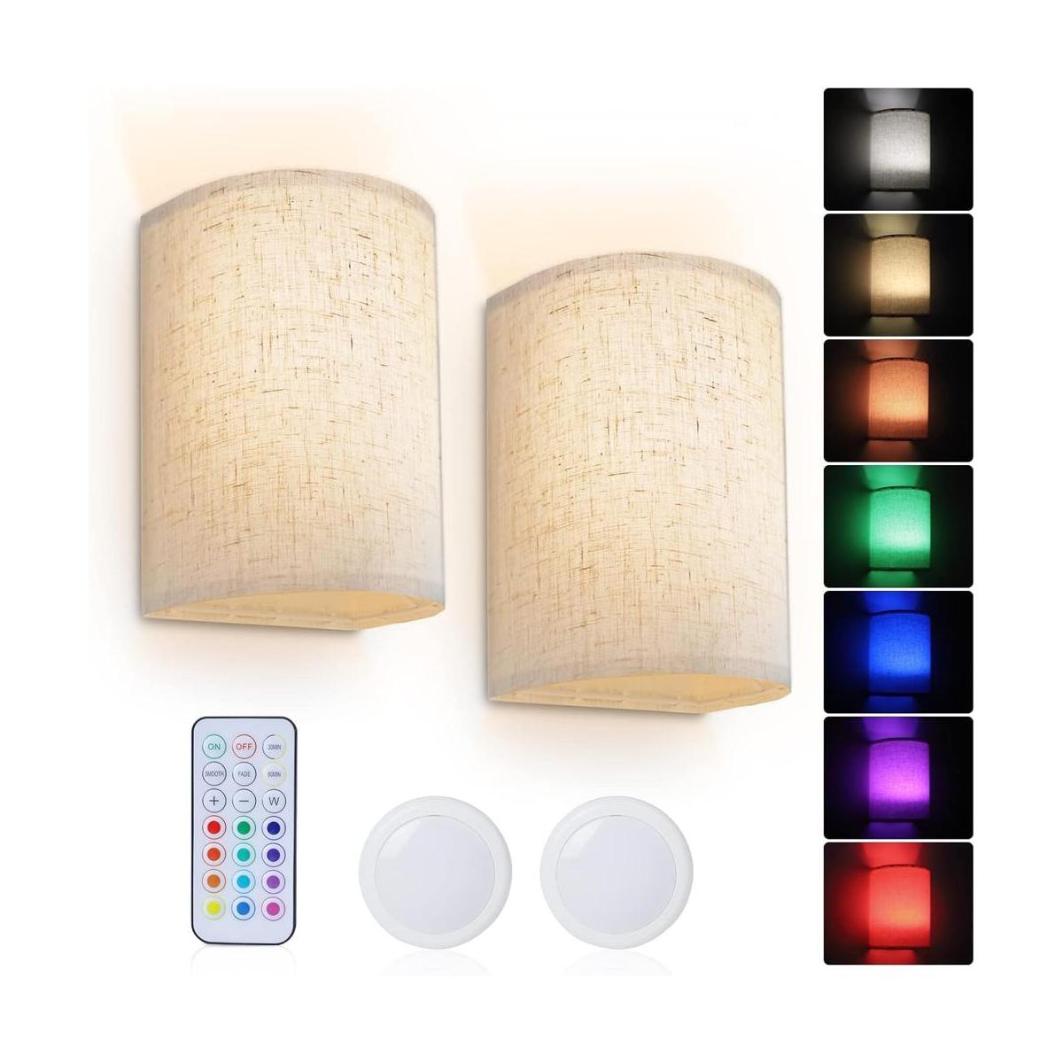 Wall Sconce Lighting Decor Battery Rechargeable Wall