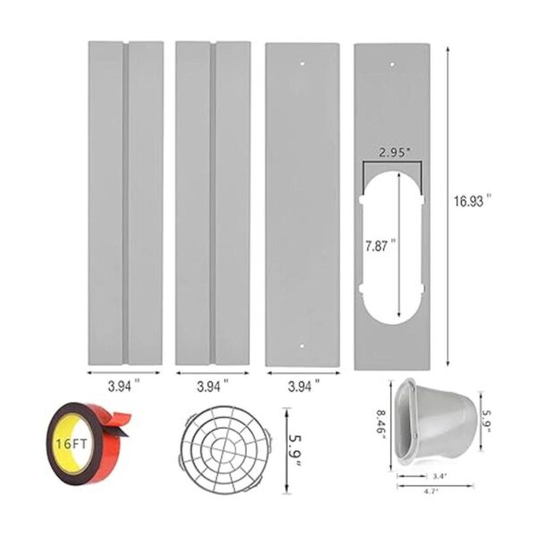 JENCEAILL Kit de ventilación portátil para ventana de CA_4