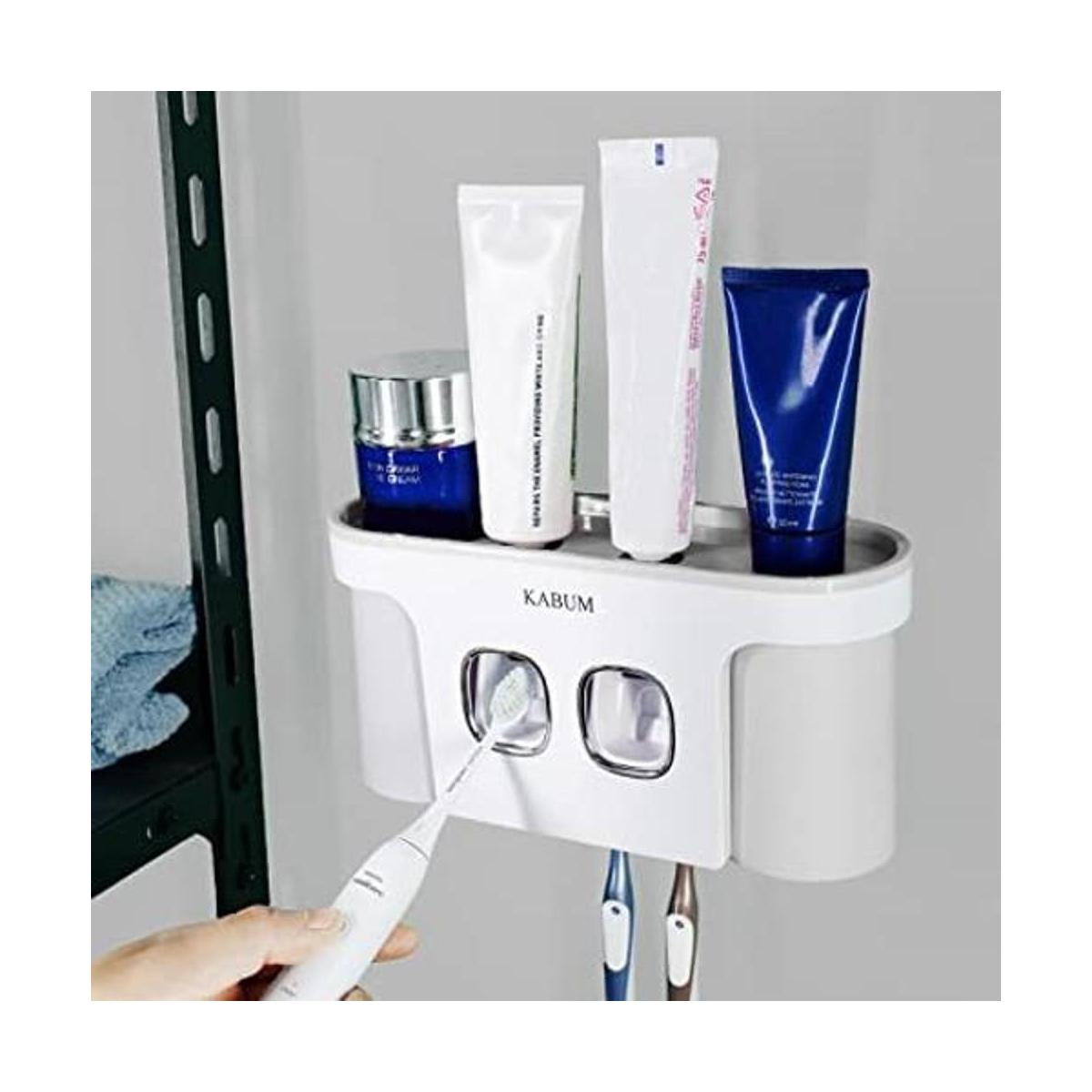 KABUM Soporte para cepillo de dientes montado en la pared