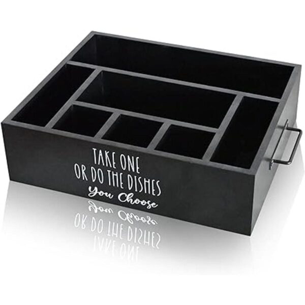 Soporte para platos de papel organizador de cubiertos de