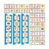 60 tarjetas visuales de horario gráfico tarjetas de_1