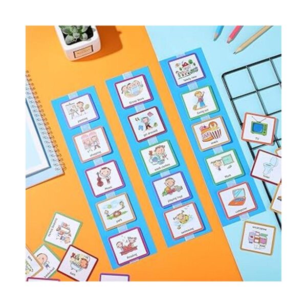 60 tarjetas visuales de horario gráfico tarjetas de_5