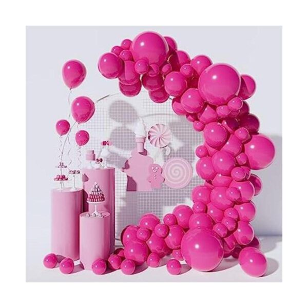 Globos rosa intenso paquete de 100 globos rosa intenso