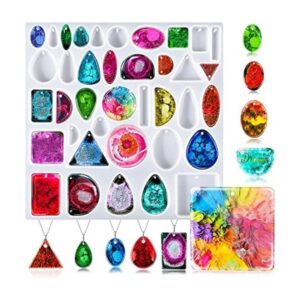 BABORUI Moldes de resina para joyas 38 cavidades_1