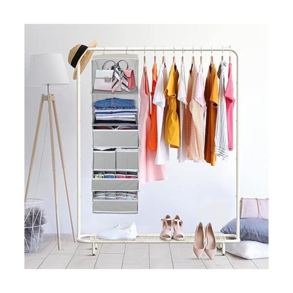 Simple Houseware Organizador colgante de 6 estantes con