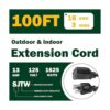 GREATIDE Cable de extensión para exteriores de 100 pies_2