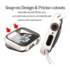 HASDON Funda compatible con Apple Watch Series 8 Series 7_4