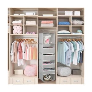 Simple Houseware Organizador colgante de 6 estantes con