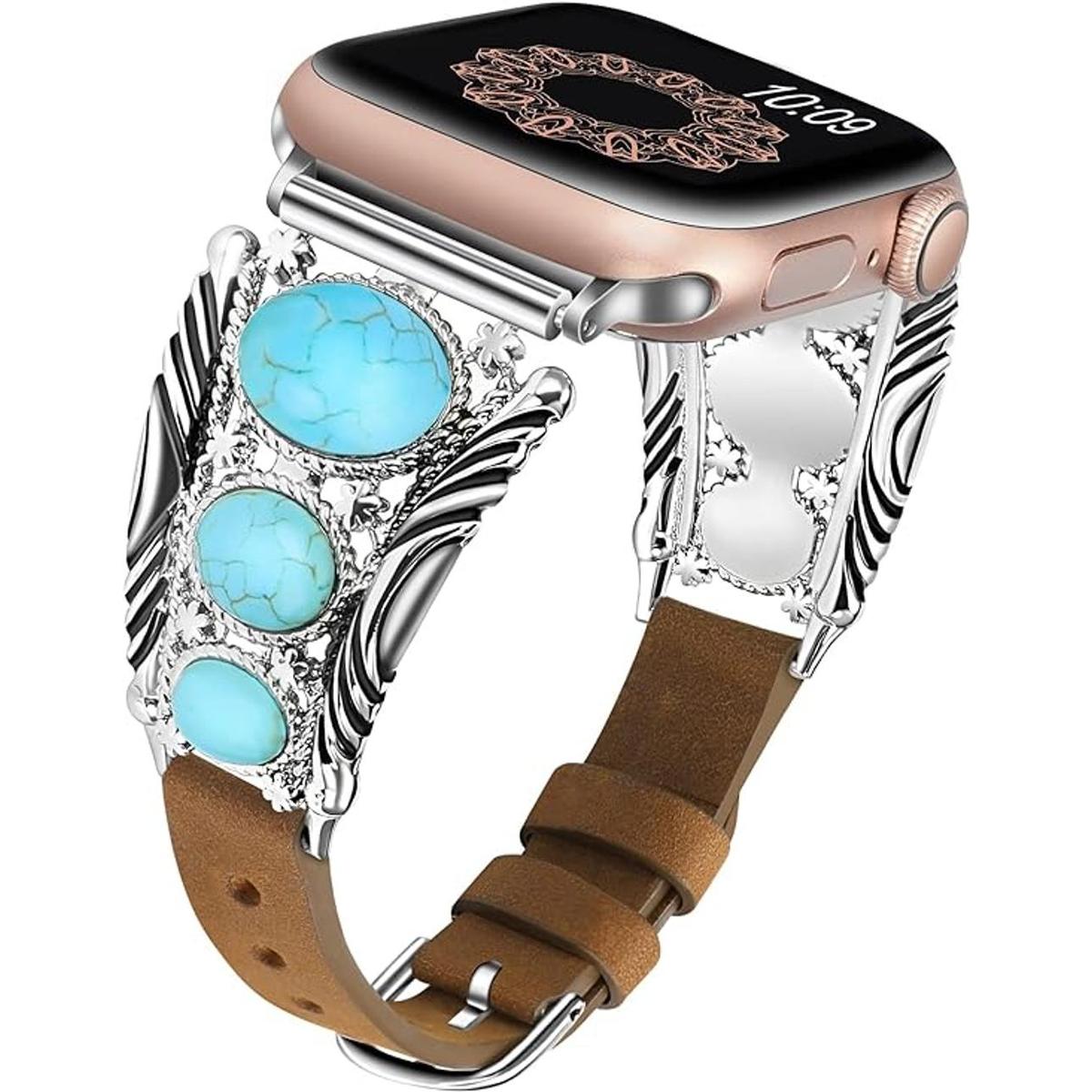 Minyee Compatible con Apple Watch Band de 1.496 pulgadas