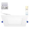 Maxxima Foco LED empotrable cuadrado de 5CCT de 4_1