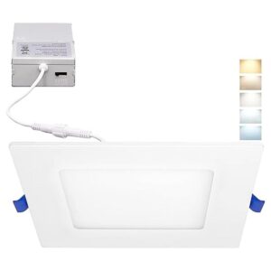 Maxxima Foco LED empotrable cuadrado de 5CCT de 4_1