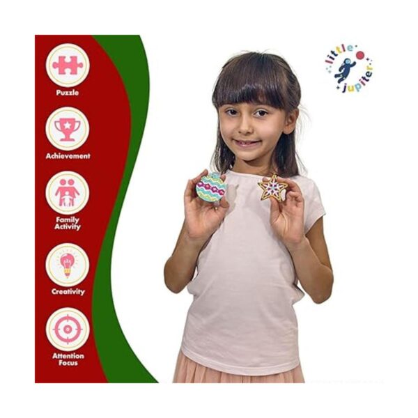 Juego de adornos de Navidad con imán y diamante para_6