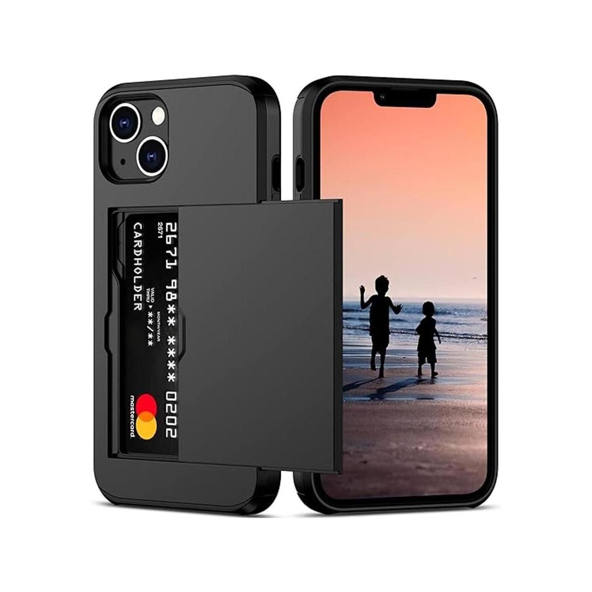 Nvollnoe Funda para iPhone 14 con tarjetero resistente