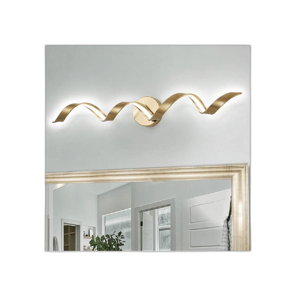 HUOKU Moderna luz LED regulable para tocador de baño de