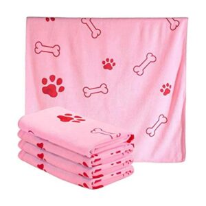 4 toallas para perros de secado de 40 x 26 pulgadas