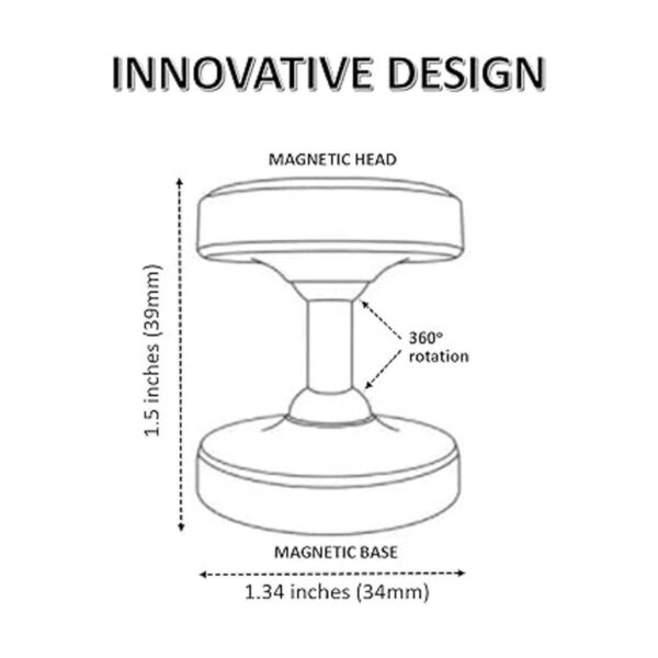 Soporte y soporte magnético doble para teléfono de
