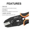 KF CPTEC Juego de herramientas de crimpado 5 piezas kit