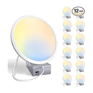 Amico Paquete de 12 luces LED empotrables ultrafinas de 7_1