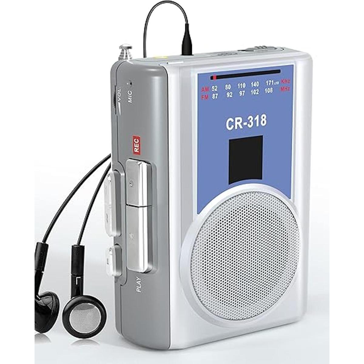 Walkman Grabadora de casete con AM FM reproductor de