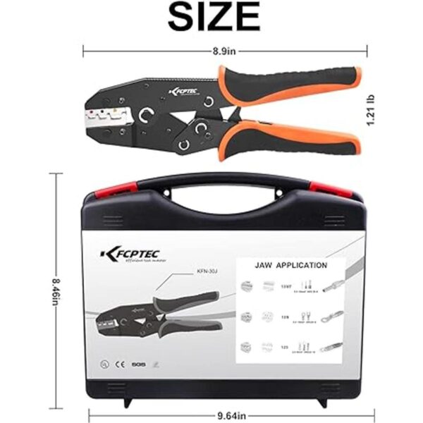 KF CPTEC Juego de herramientas de crimpado 5 piezas kit