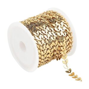 UMAOKANG Cadena de eslabones de acero inoxidable chapada